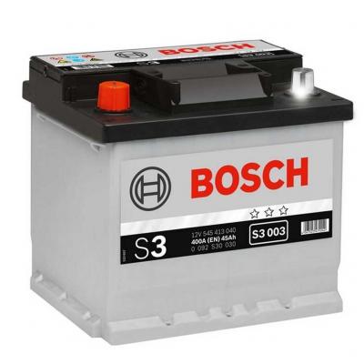 Bosch Silver S3 003 0092S30030 akkumultor, 12V 45Ah 400A B+ EU, magas